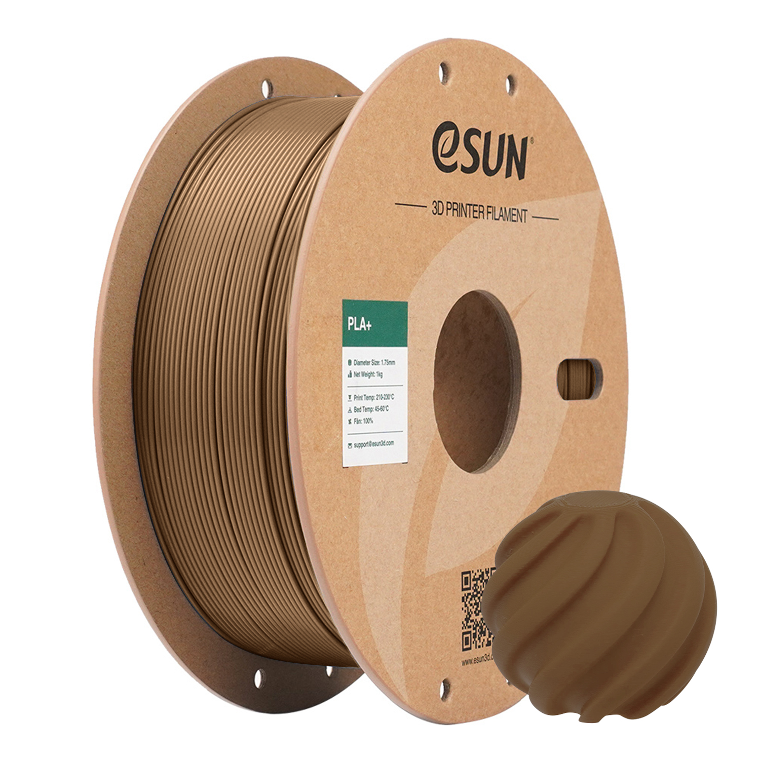 eSUN PLA+ 1.75mm 3D Filament 1KG