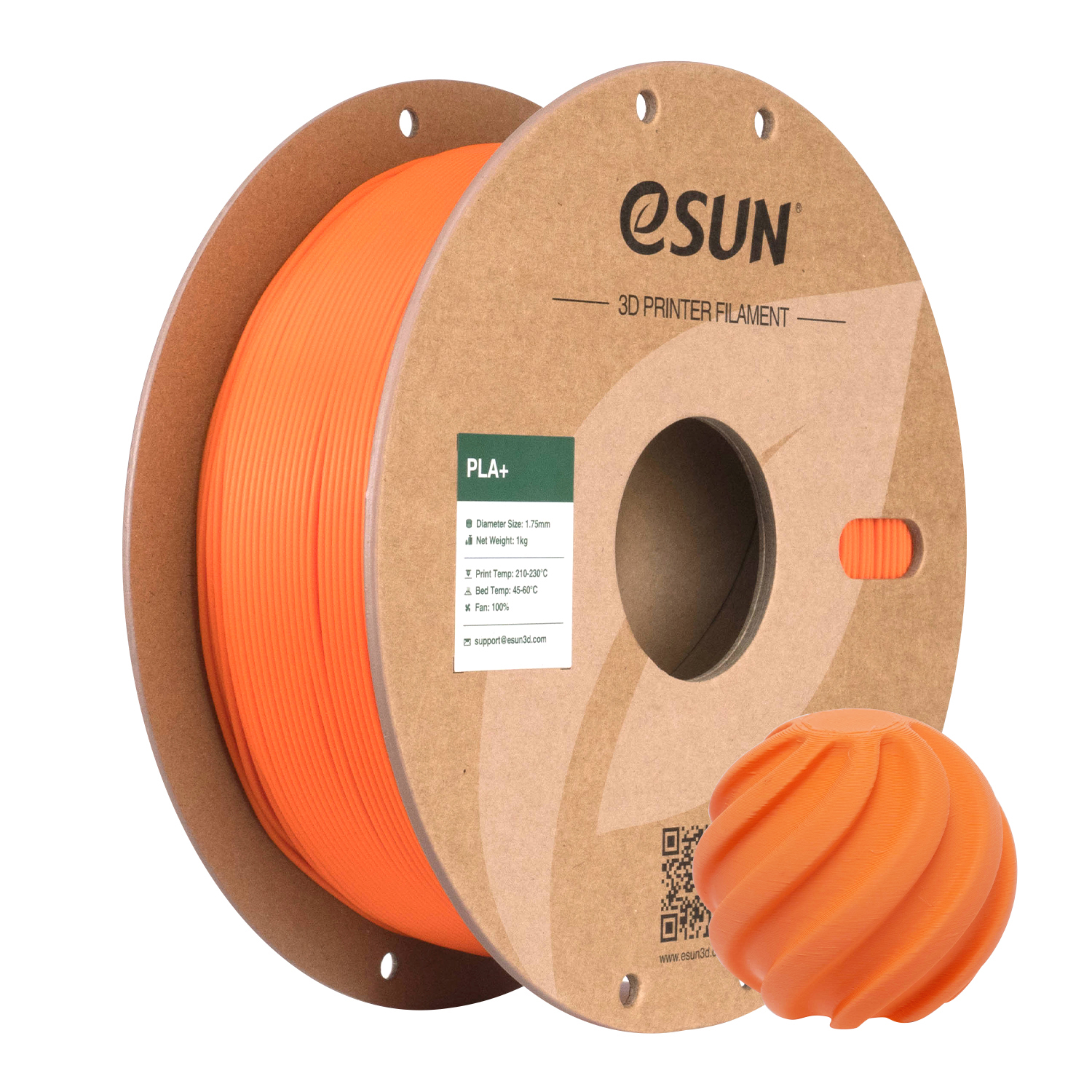 eSUN PLA+ 1.75mm 3D Filament 1KG