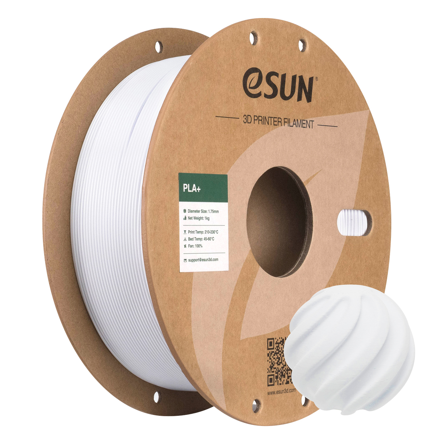 eSUN PLA+ 1.75mm 3D Filament 1KG