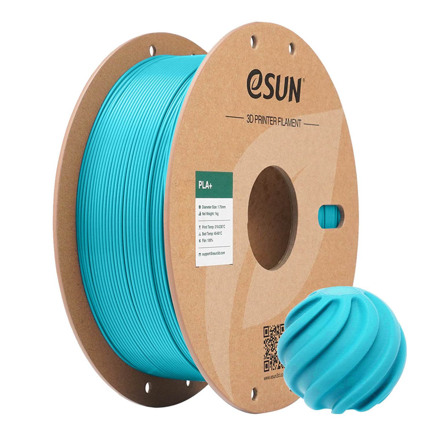 eSUN PLA+ 1.75mm 3D Filament 1KG