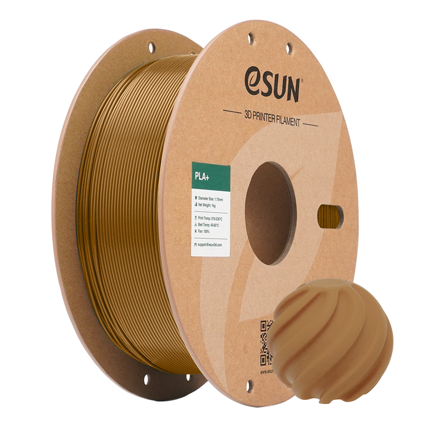 eSUN PLA+ 1.75mm 3D Filament 1KG