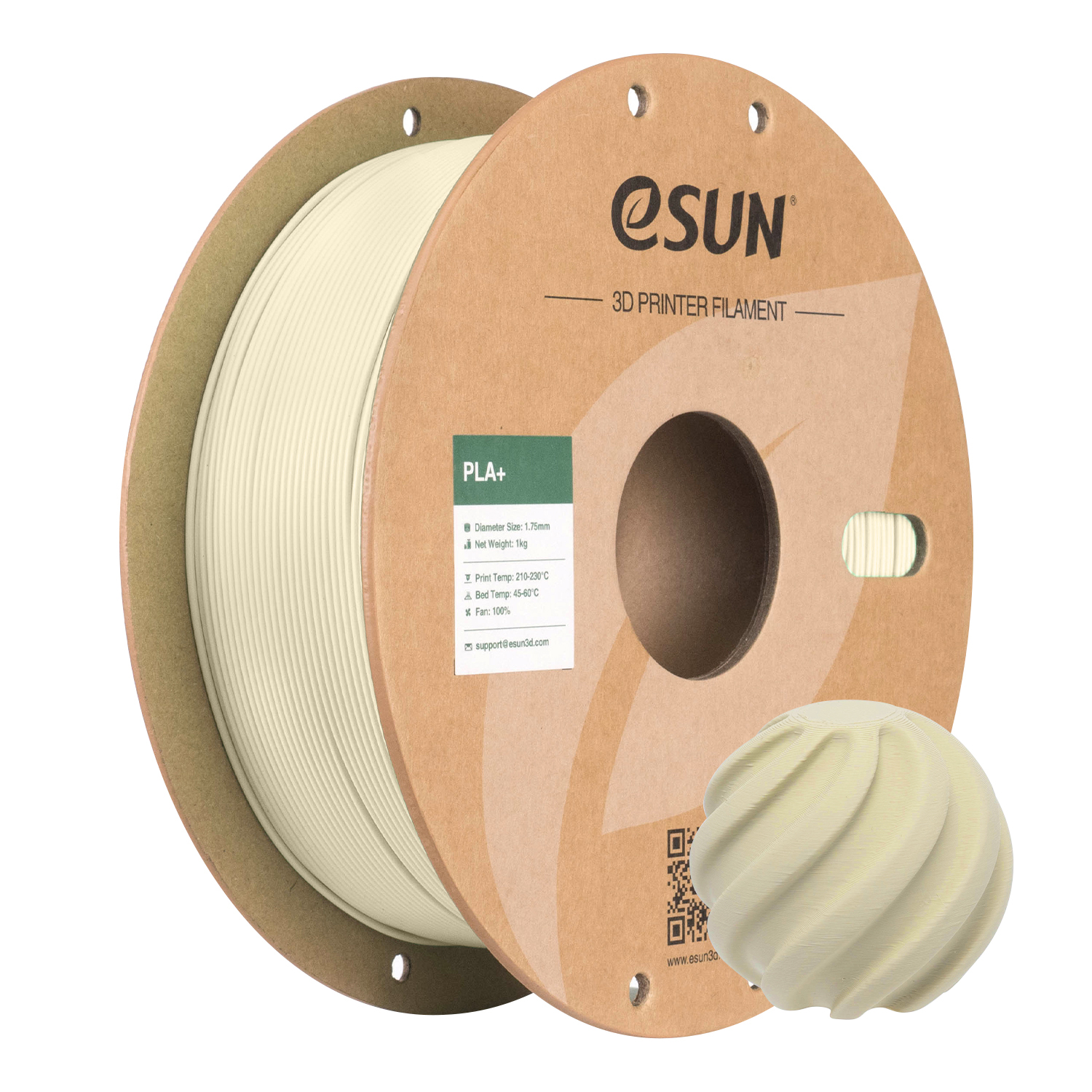eSUN PLA+ 1.75mm 3D Filament 1KG
