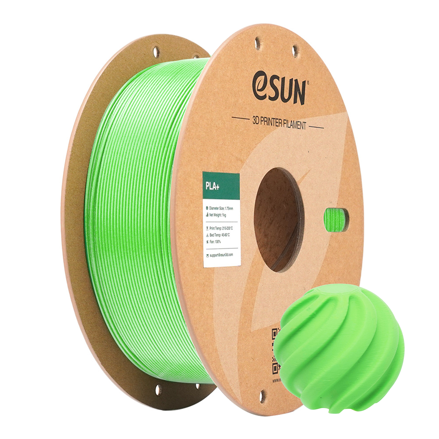 eSUN PLA+ 1.75mm 3D Filament 1KG