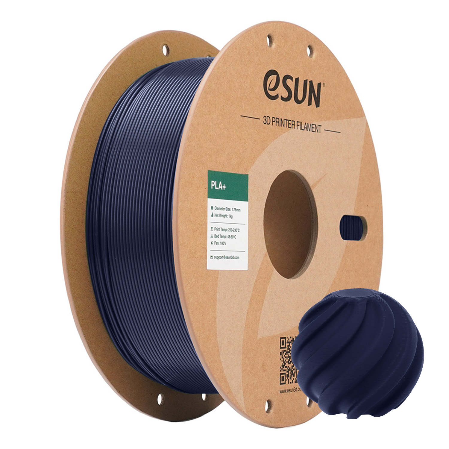 eSUN PLA+ 1.75mm 3D Filament 1KG