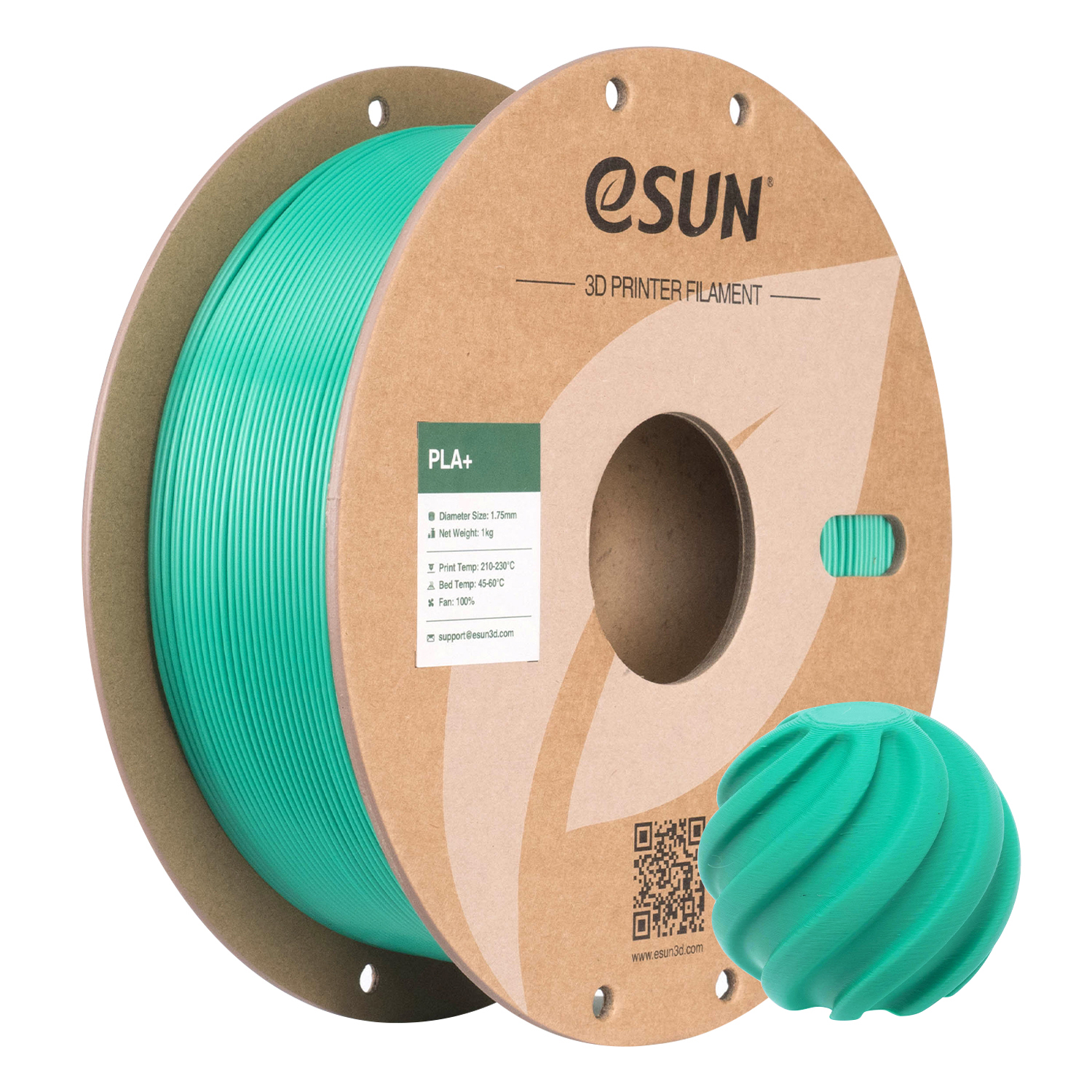 eSUN PLA+ 1.75mm 3D Filament 1KG