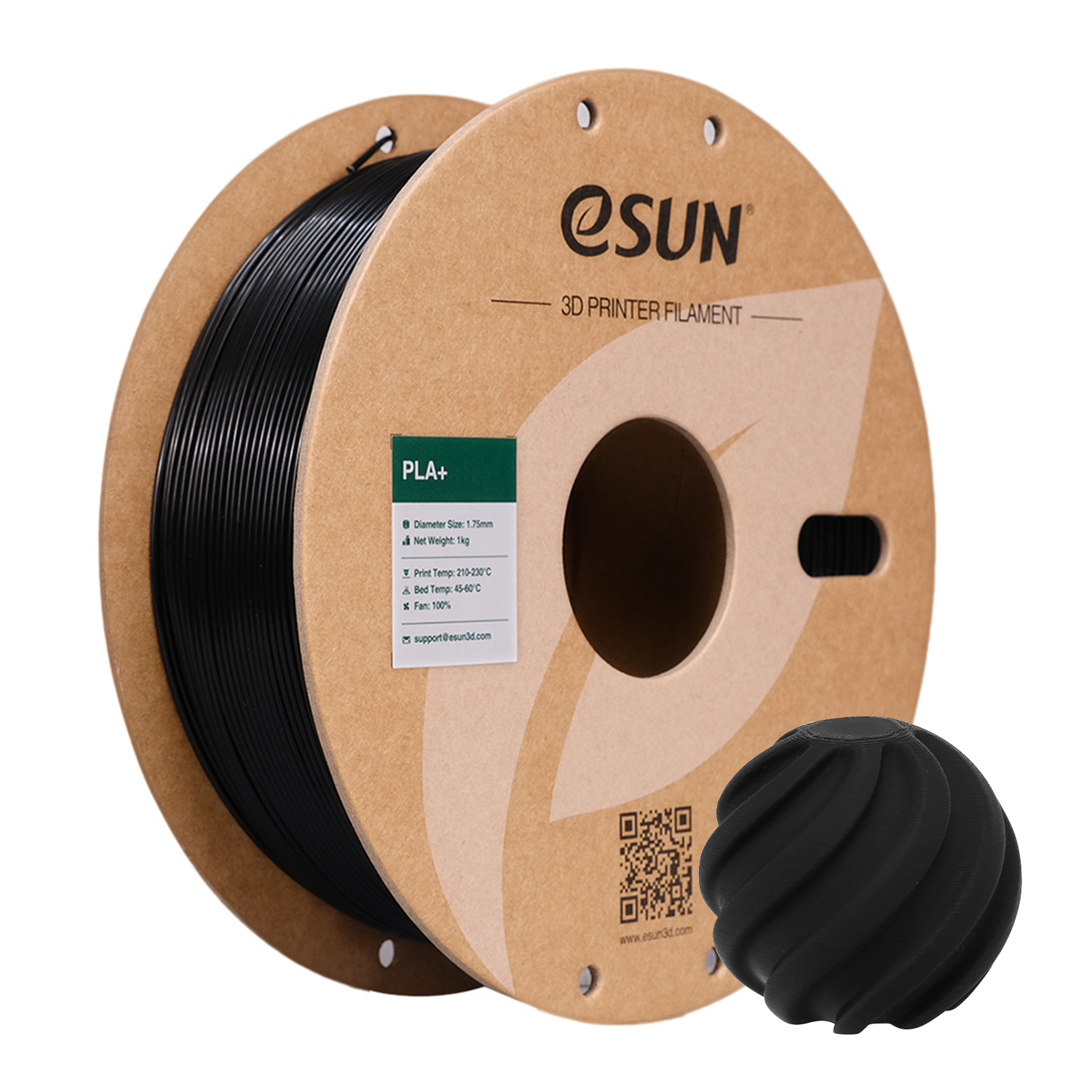 eSUN PLA+ 1.75mm 3D Filament 1KG
