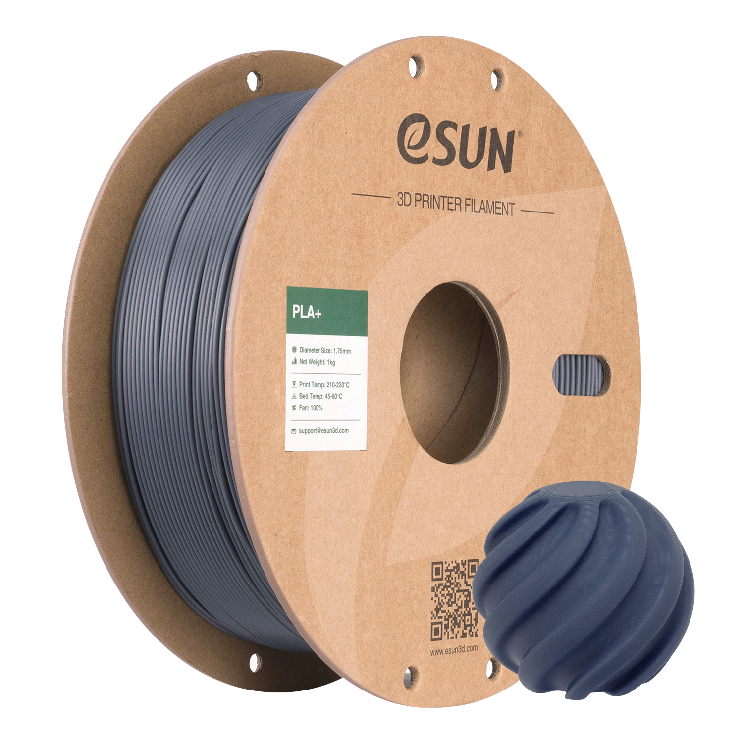eSUN PLA+ 1.75mm 3D Filament 1KG