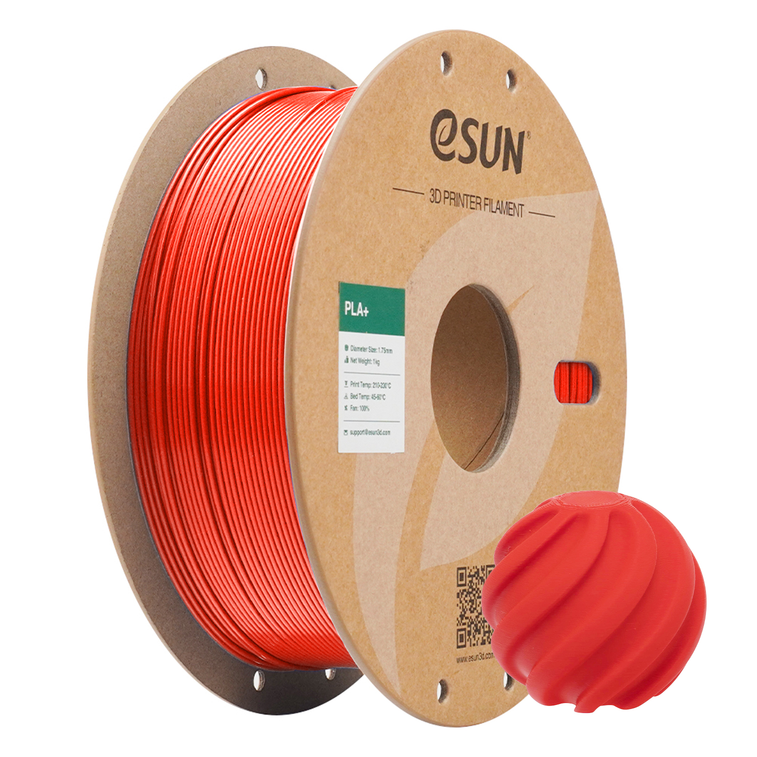 eSUN PLA+ 1.75mm 3D Filament 1KG