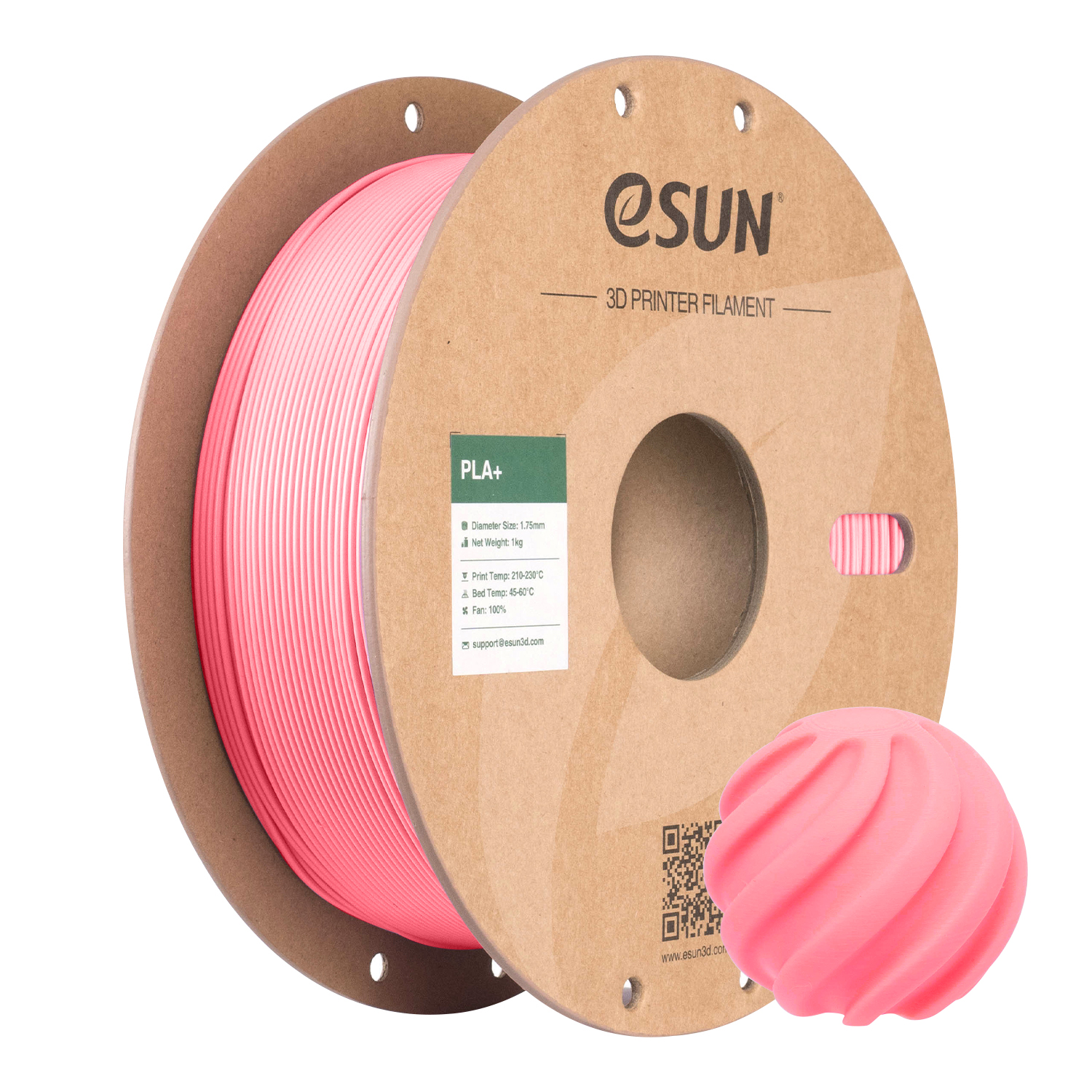 eSUN PLA+ 1.75mm 3D Filament 1KG