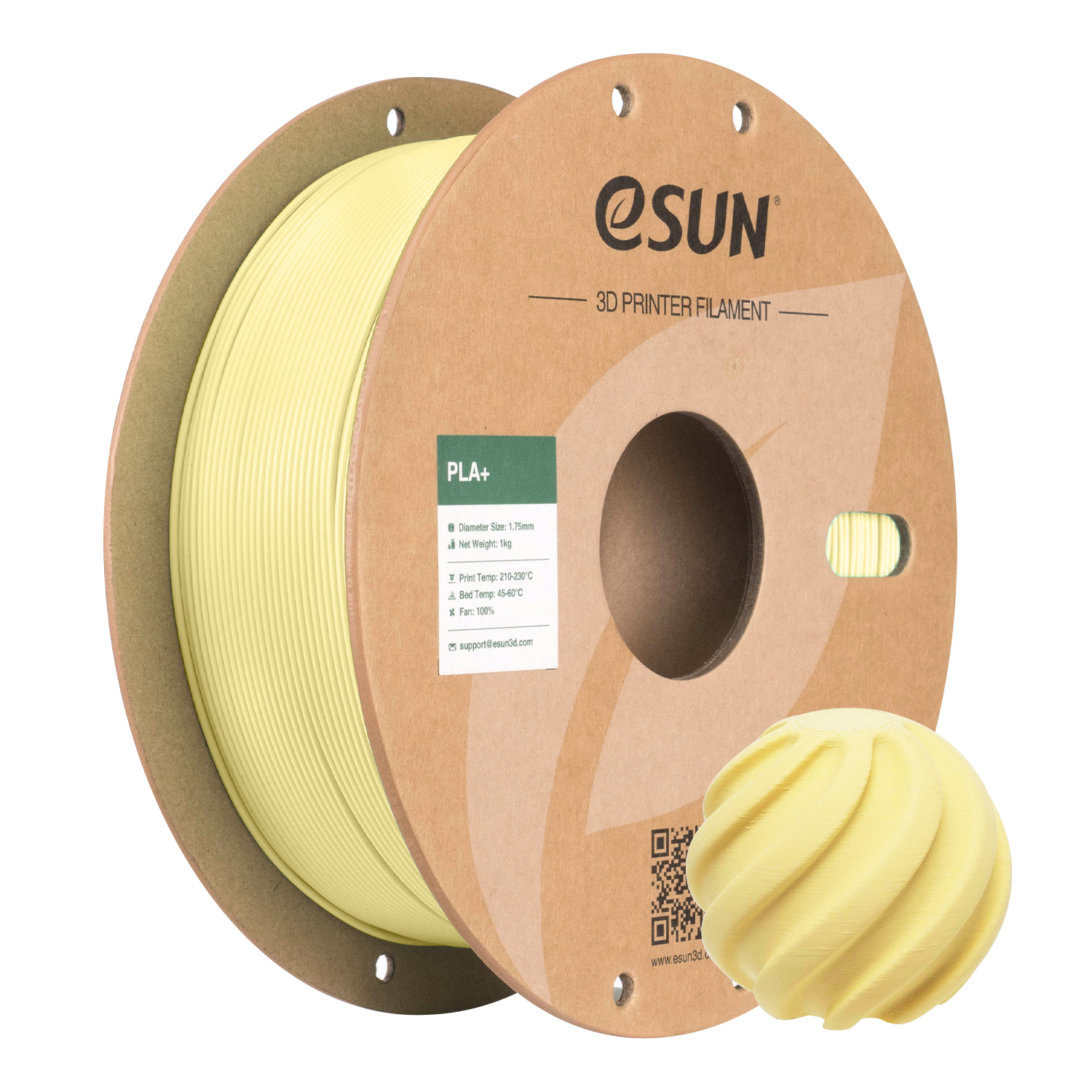 eSUN PLA+ 1.75mm 3D Filament 1KG