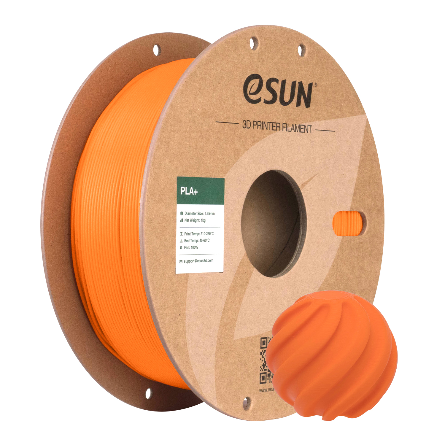 eSUN PLA+ 1.75mm 3D Filament 1KG