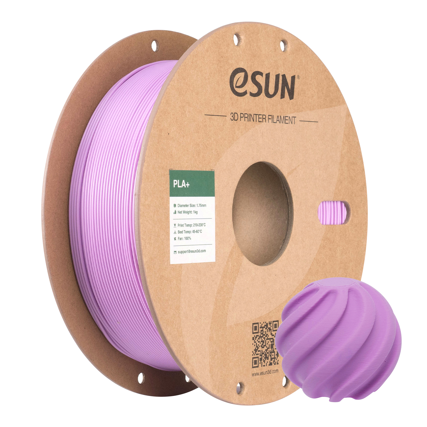 eSUN PLA+ 1.75mm 3D Filament 1KG