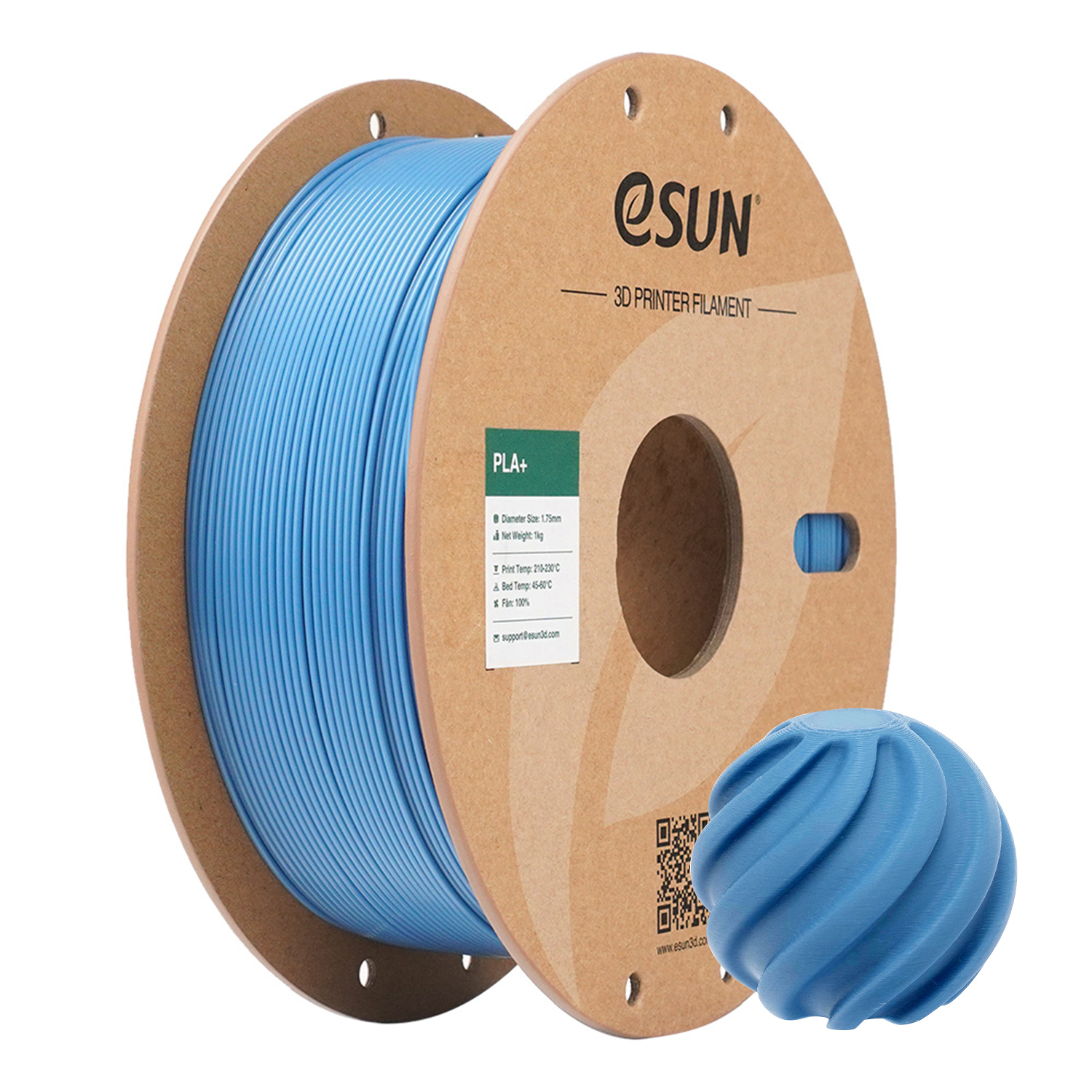 eSUN PLA+ 1.75mm 3D Filament 1KG