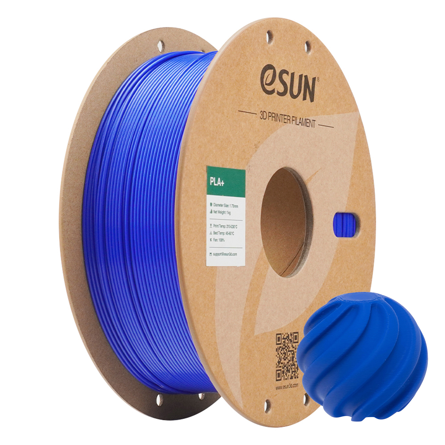 eSUN PLA+ 1.75mm 3D Filament 1KG