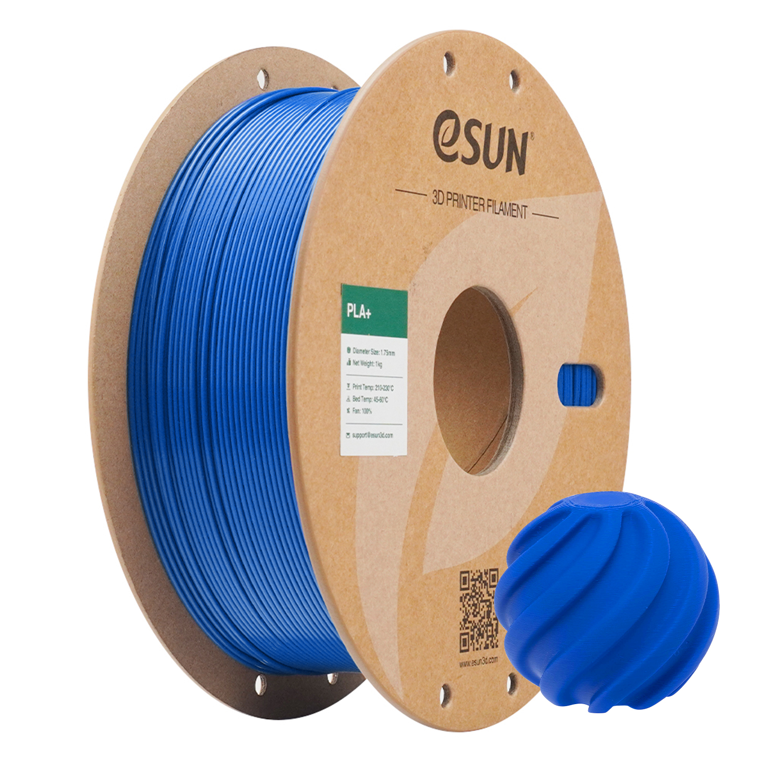 eSUN PLA+ 1.75mm 3D Filament 1KG