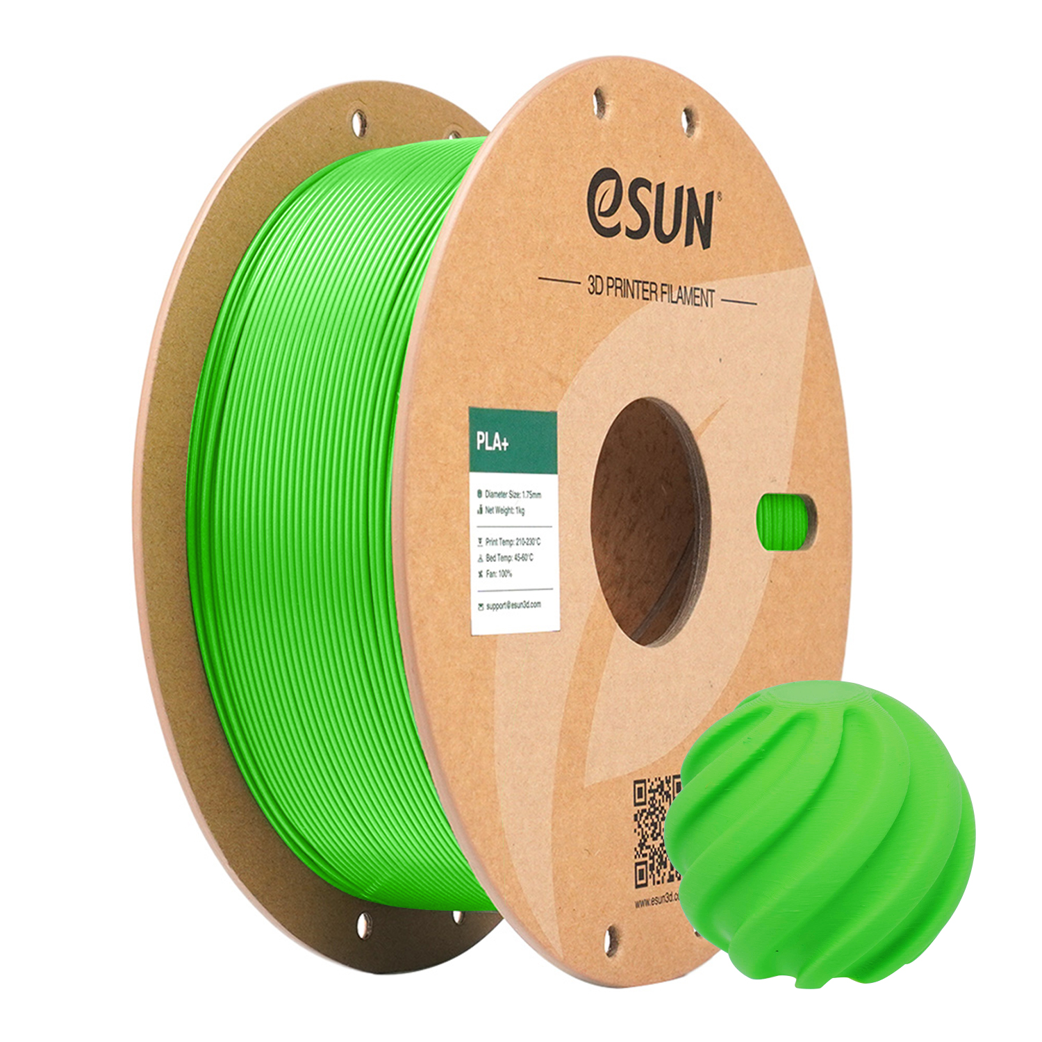 eSUN PLA+ 1.75mm 3D Filament 1KG