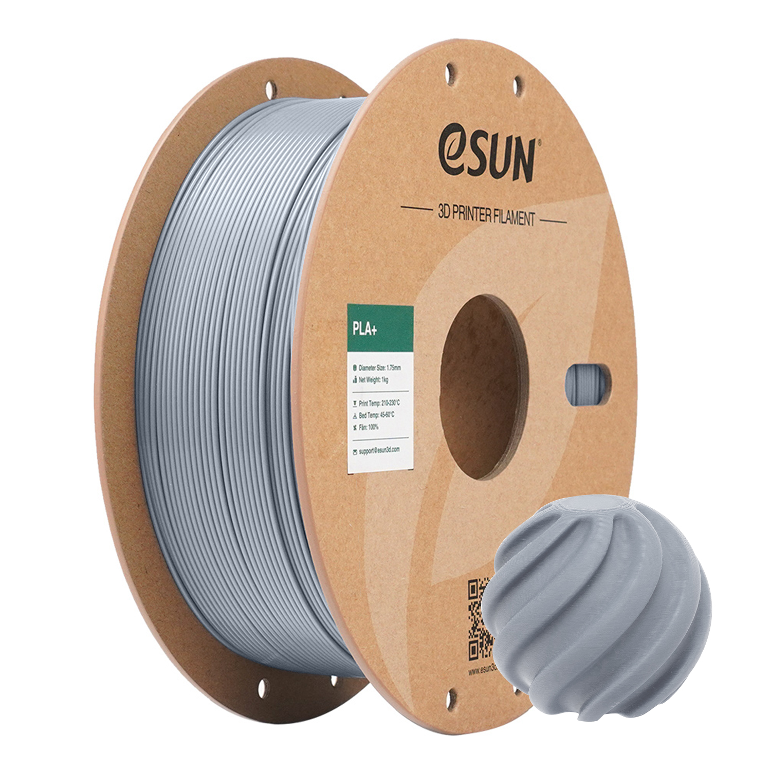 eSUN PLA+ 1.75mm 3D Filament 1KG