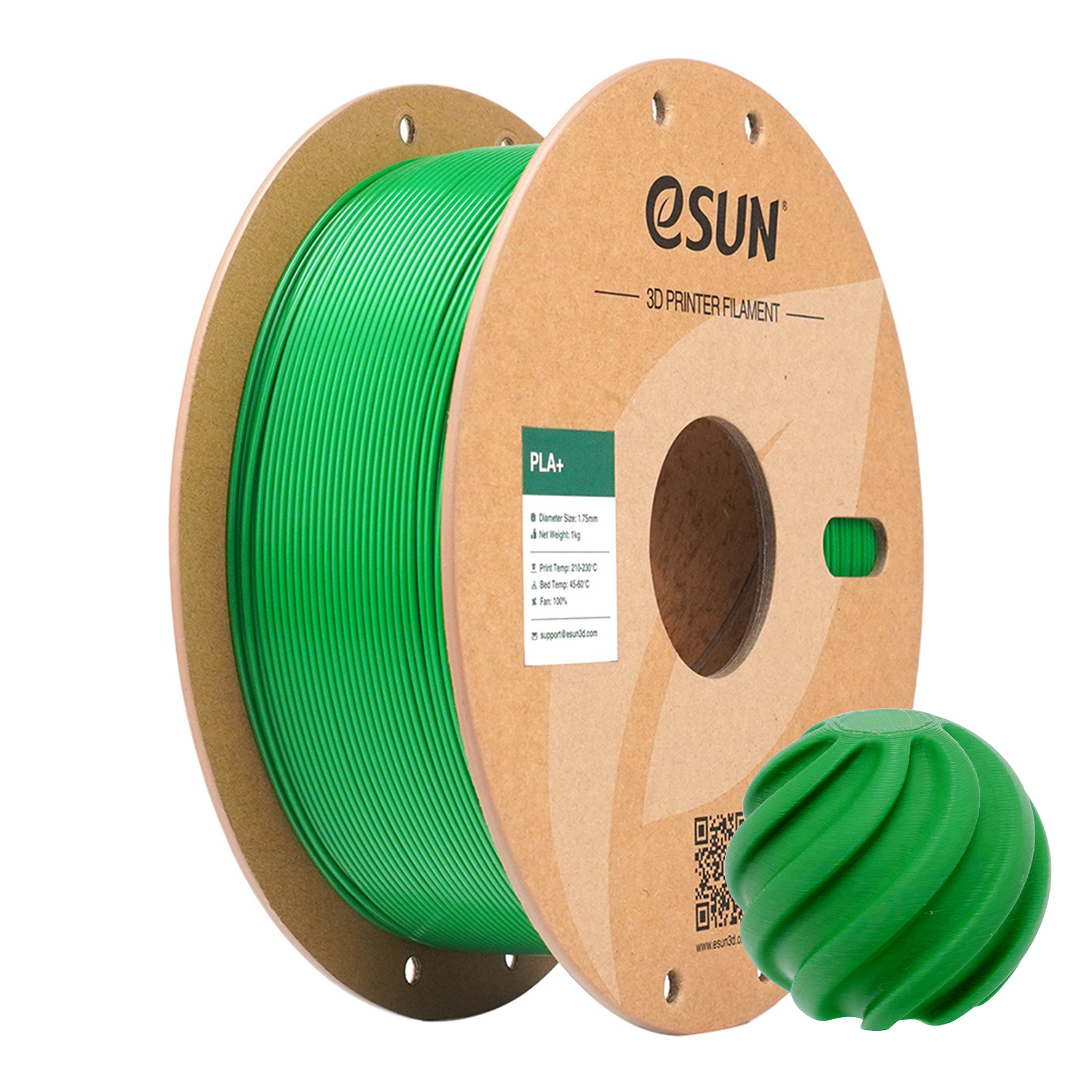 eSUN PLA+ 1.75mm 3D Filament 1KG