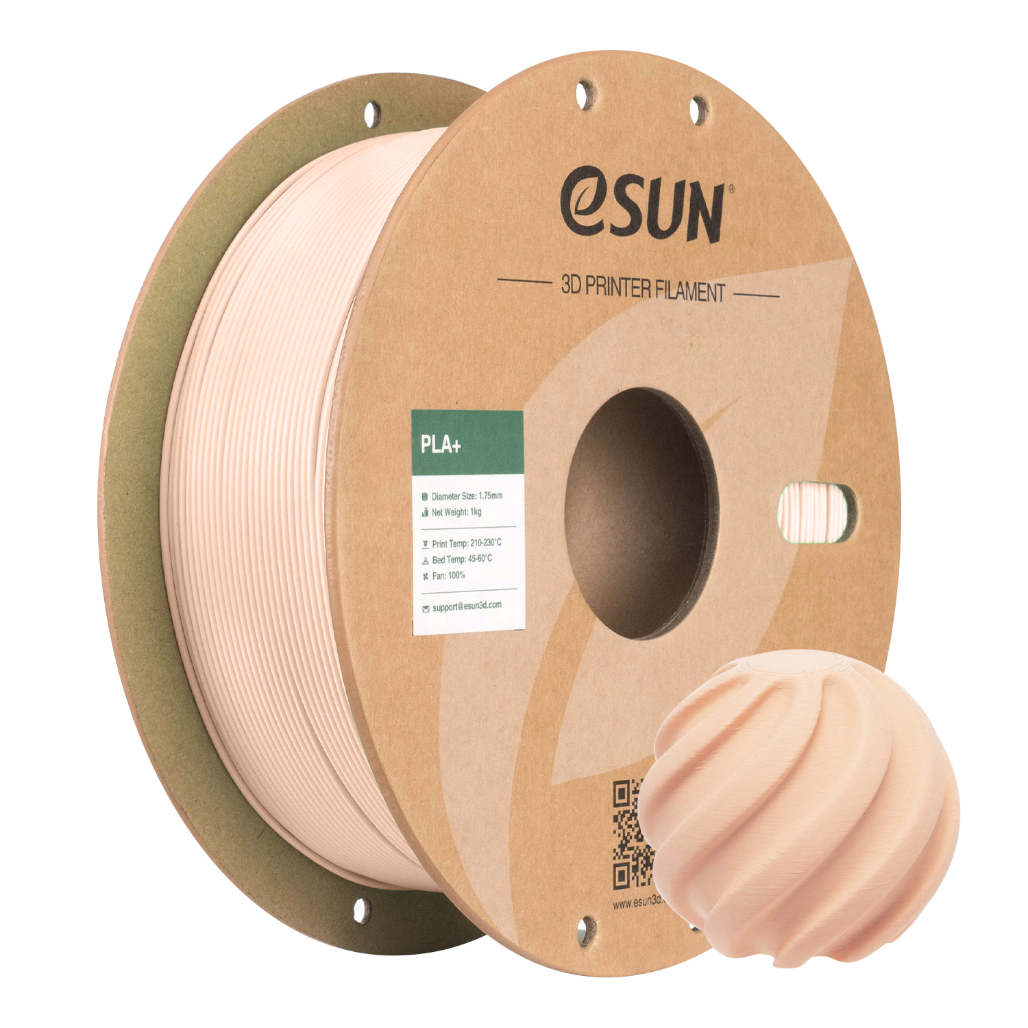 eSUN PLA+ 1.75mm 3D Filament 1KG