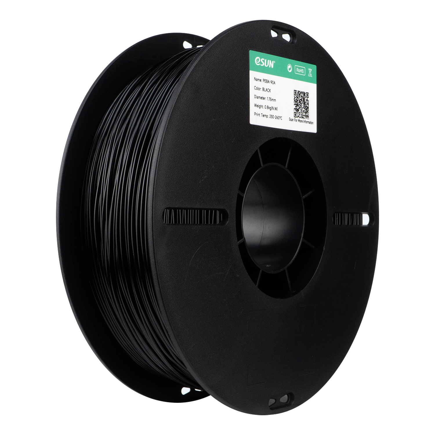 eSUN PEBA-90A 1.75mm 3D Filament 0.8KG