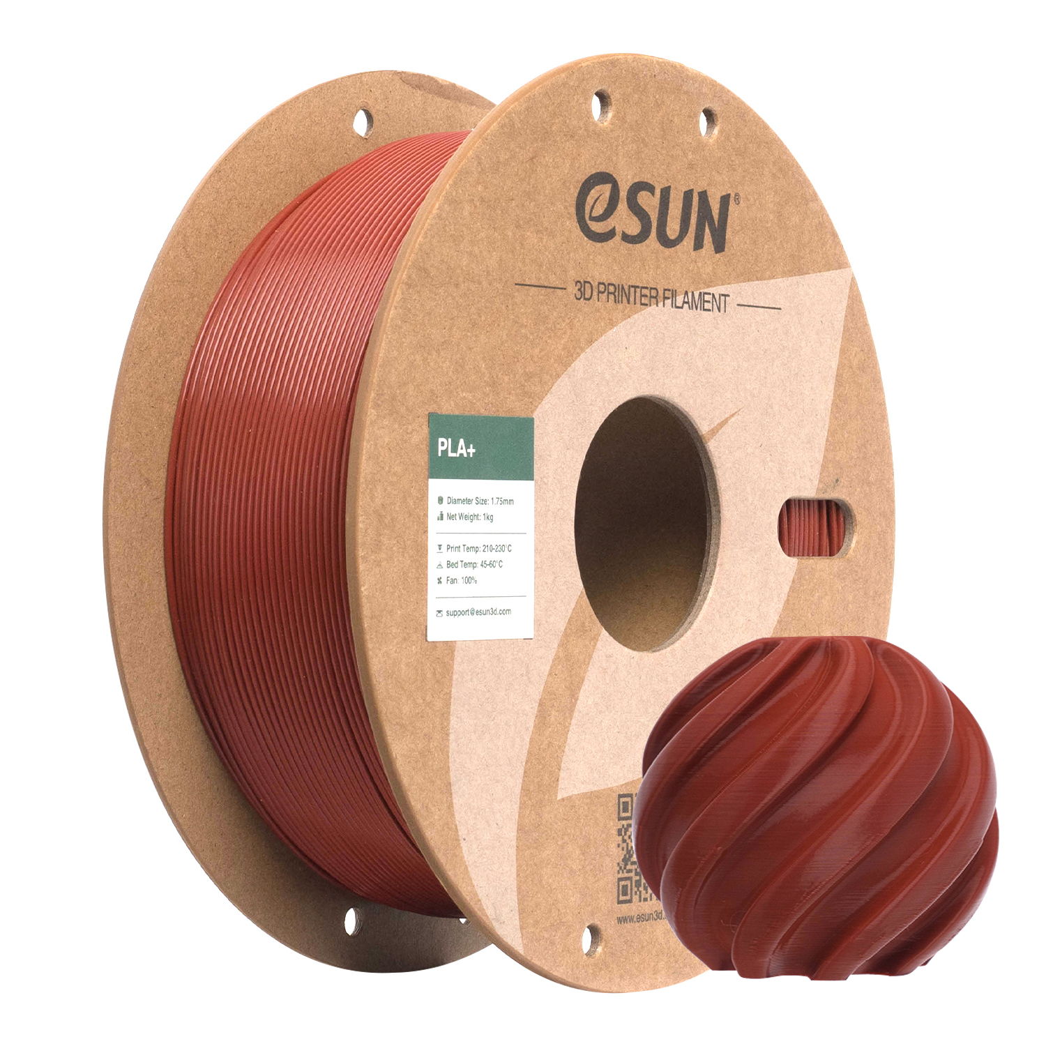 eSUN PLA+ 1.75mm 3D Filament 1KG