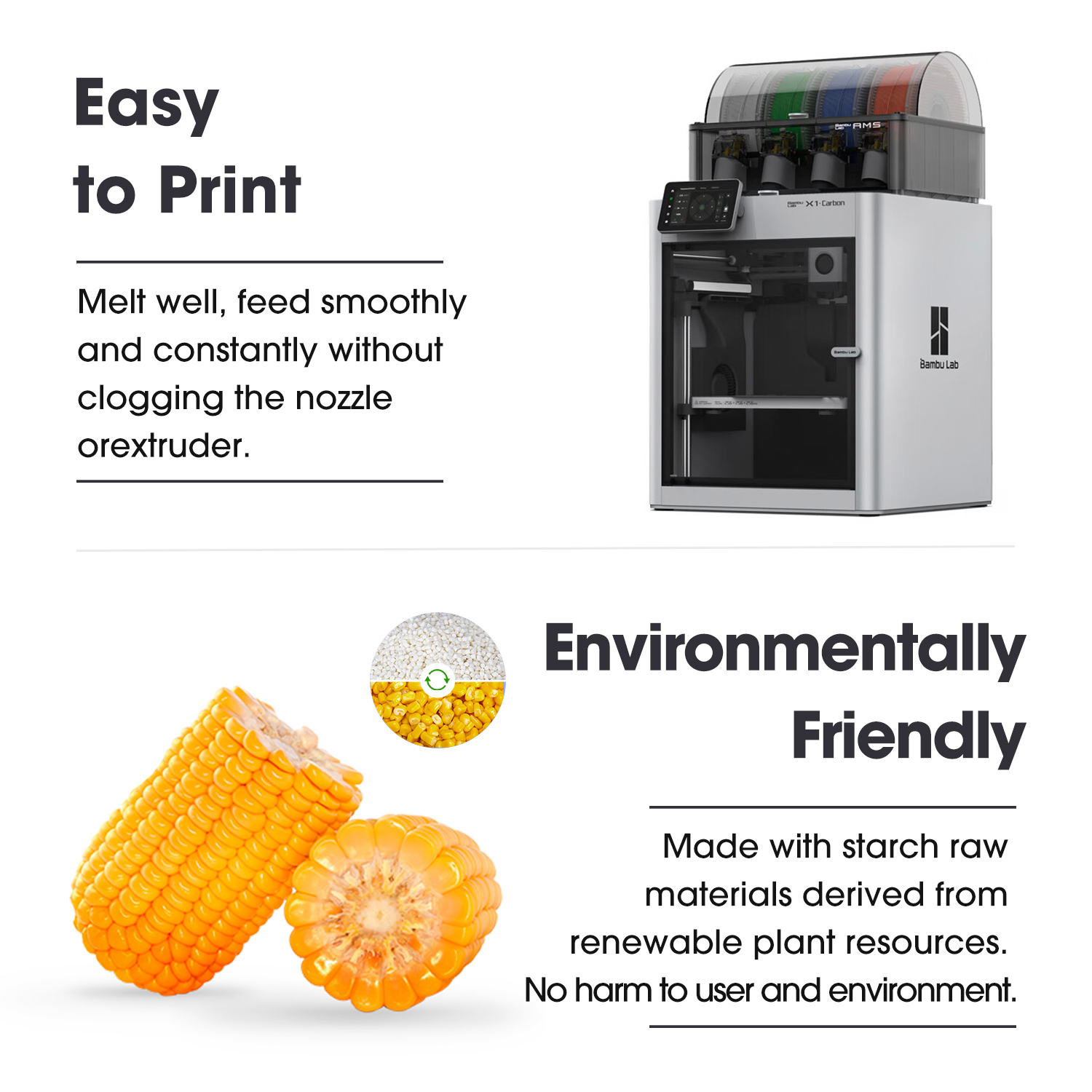 eSUN ePLA-Matte 1.75mm 3D Filament 1KG