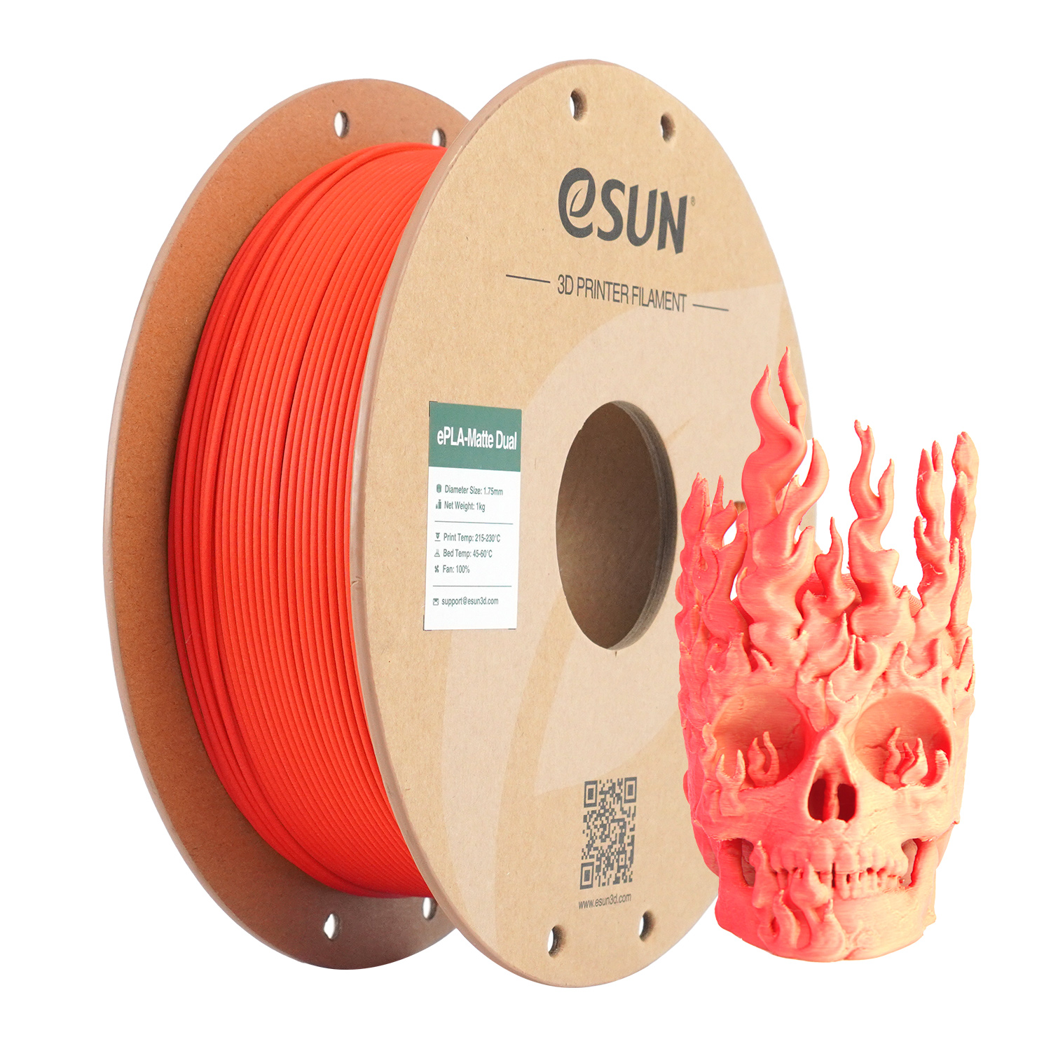 eSUN ePLA-Matte 1.75mm 3D Filament 1KG
