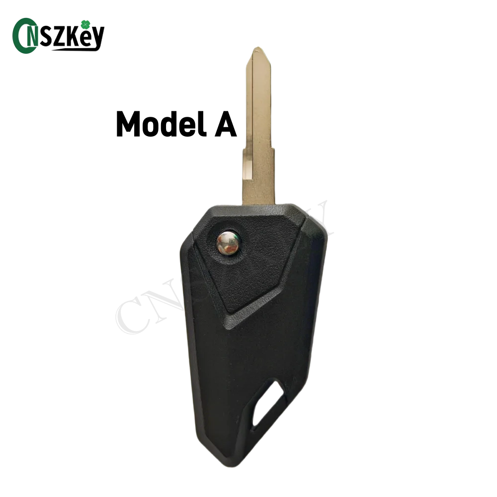 CNSZKEY 2Pcs/Lot Replacement Modified Motorcycle Flip Folding Key Blank For Honda Pulsar KTM Yamaha Hero Royal Enfield