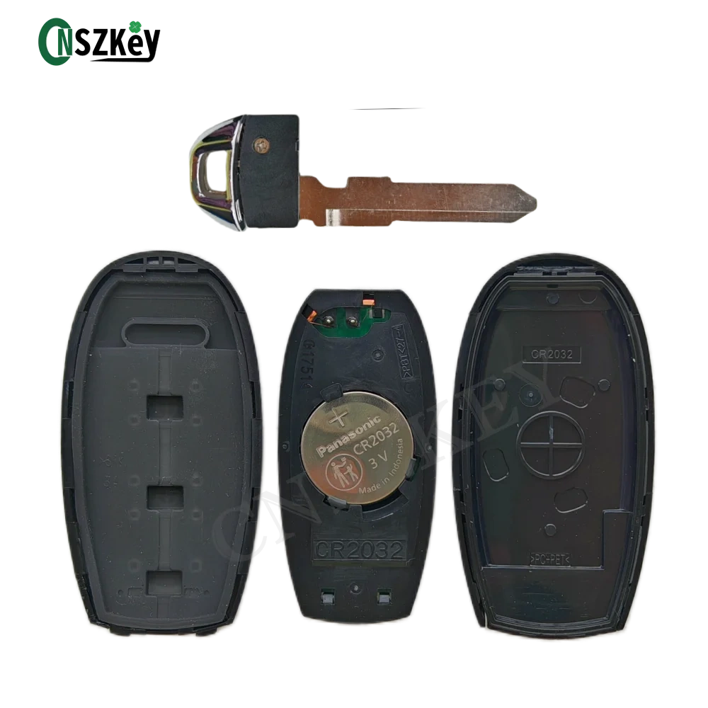 CNSZKEY OEM TS008 434Mhz FSK 47 HITAG3 7952 Chip Smart Remote Key FOB For Suzuki SX4 Swift Vitara 61M 2 Buttons