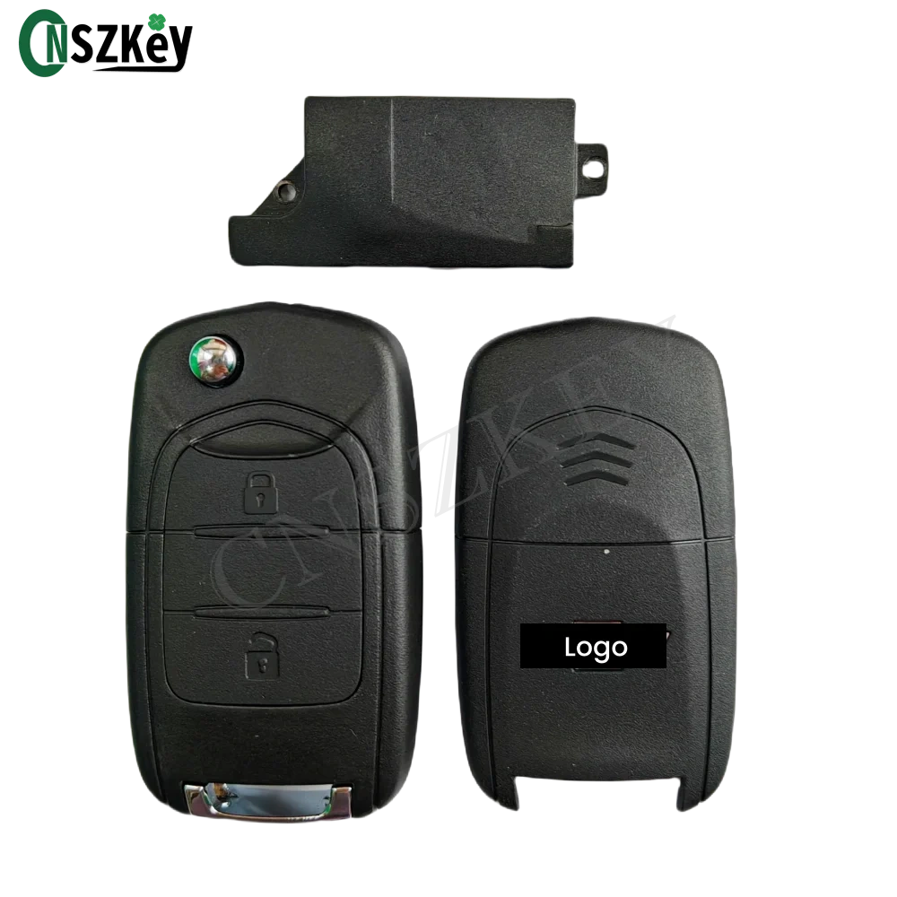 CNSZKEY Original Flip Folding Remote Car Key 2 Buttons For Chevrolet N400 2023 ID47 HITAG3/ PCF7961X Chip 434Mhz ASK