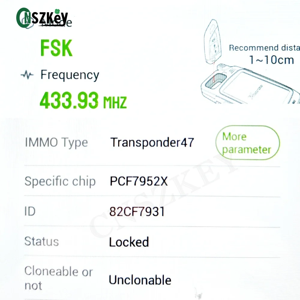 CNSZKEY OEM TS008 434Mhz FSK 47 HITAG3 7952 Chip Smart Remote Key FOB For Suzuki SX4 Swift Vitara 61M 2 Buttons