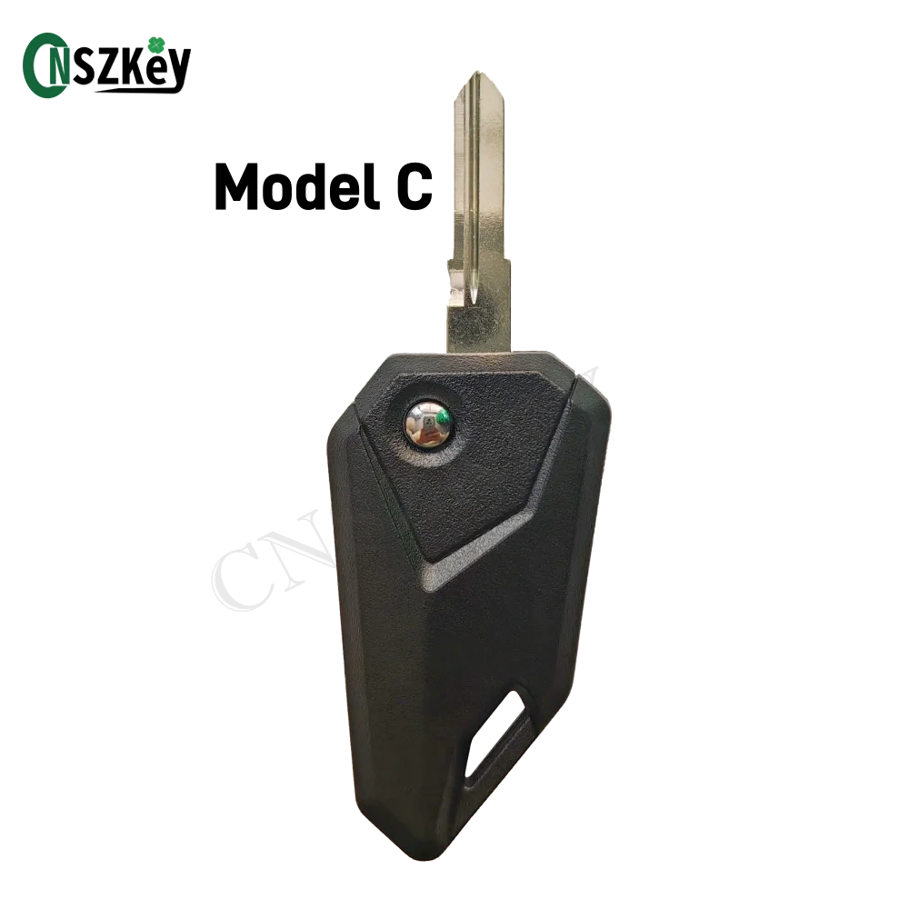 CNSZKEY 2Pcs/Lot Replacement Modified Motorcycle Flip Folding Key Blank For Honda Pulsar KTM Yamaha Hero Royal Enfield