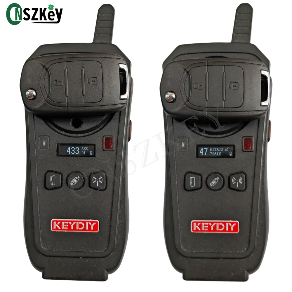 CNSZKEY Original Flip Folding Remote Car Key 2 Buttons For Chevrolet N400 2023 ID47 HITAG3/ PCF7961X Chip 434Mhz ASK