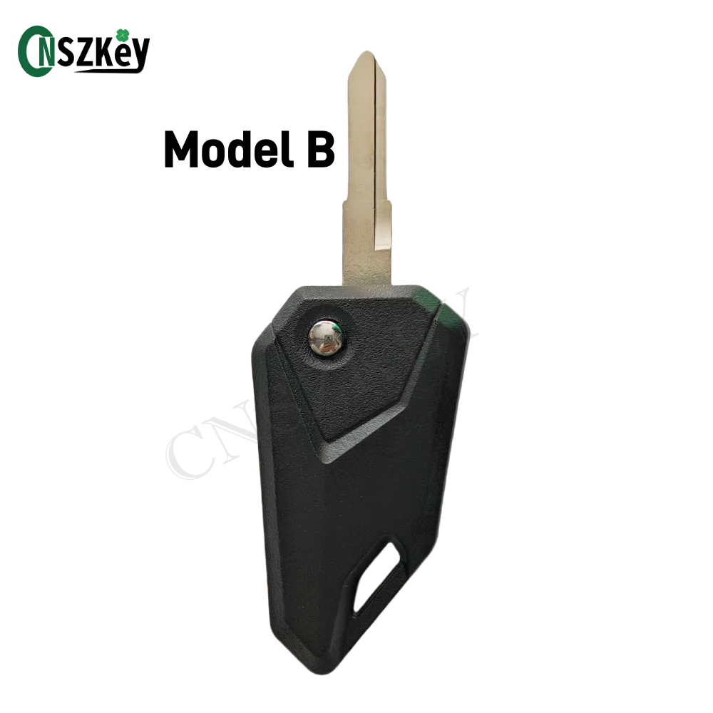 CNSZKEY 2Pcs/Lot Replacement Modified Motorcycle Flip Folding Key Blank For Honda Pulsar KTM Yamaha Hero Royal Enfield