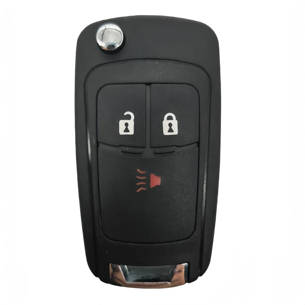 CNSZKey 5Pcs/Lot GM94543201 Flip And Fold Remote Key Shell For Chevrolet Spark 2012 2013 2014 2015 2016 3 Buttons With LOGO