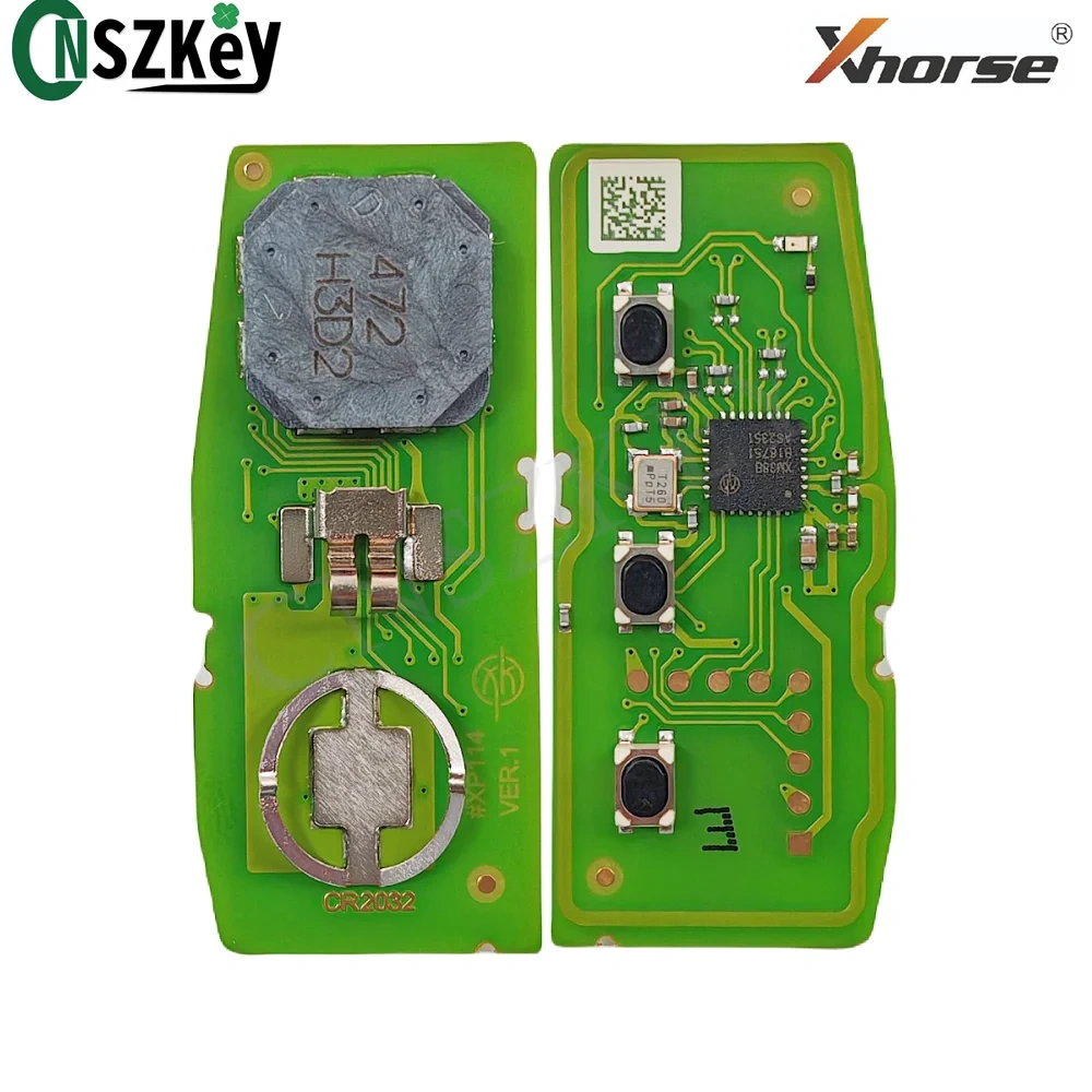 CNSZKEY XZKA83EN VVDI Xhorse Special Key PCB Board Exclusively For Hyundai KIA Car Smart Remote Key 3 Buttons With Key Shell
