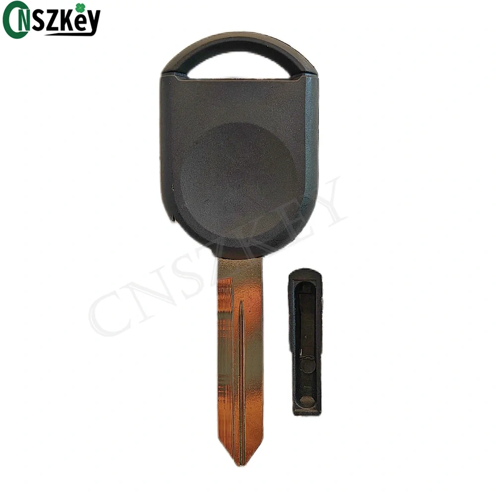 10Pcs/Lot CNSZKEY Replacement Transponder Key Shell Fob for Ford Car Holder Chip Hollow Uncut Blade Printed Logo