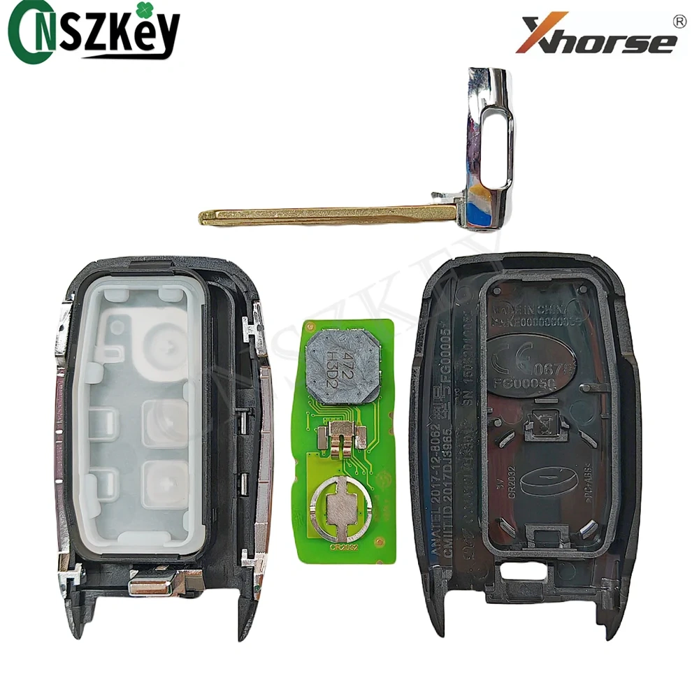 CNSZKEY XZKA83EN VVDI Xhorse Special Key PCB Board Exclusively For Hyundai KIA Car Smart Remote Key 3 Buttons With Key Shell