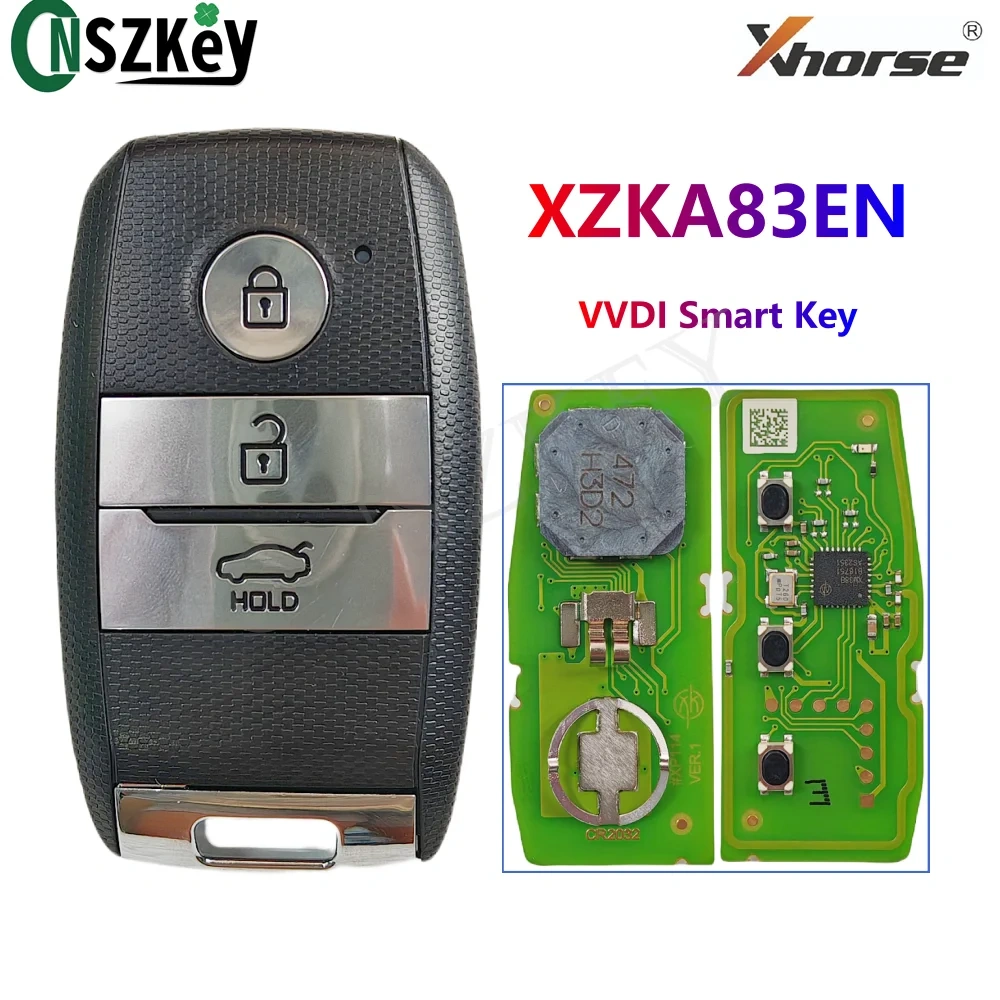 CNSZKEY XZKA83EN VVDI Xhorse Special Key PCB Board Exclusively For Hyundai KIA Car Smart Remote Key 3 Buttons With Key Shell