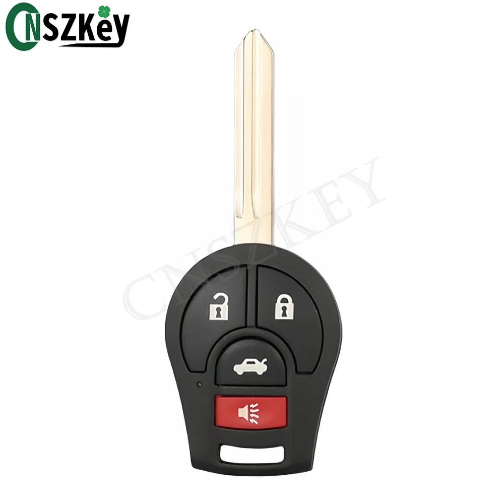 5Pcs/Lot CNSZKEYFCCID: CWTWB1U751 For Nissan Cube Juke Rogue NV Versa Note NV200 Remote control key shell 3/4 Button With LOGO