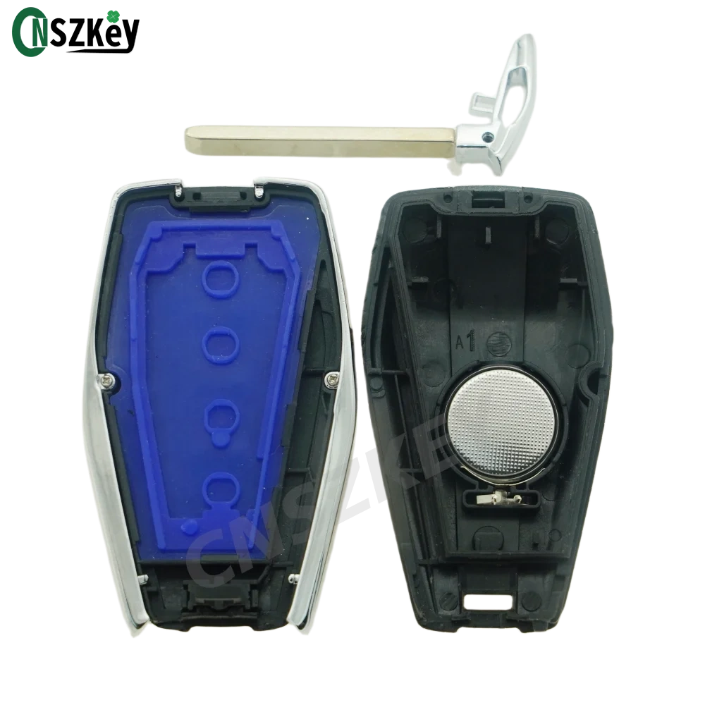 CNSZKEY OEM Smart Remote Key For 2019 Geely Coolray 434Mhz 47 HITAG3 Chip 4 Buttons With Uncut Blade