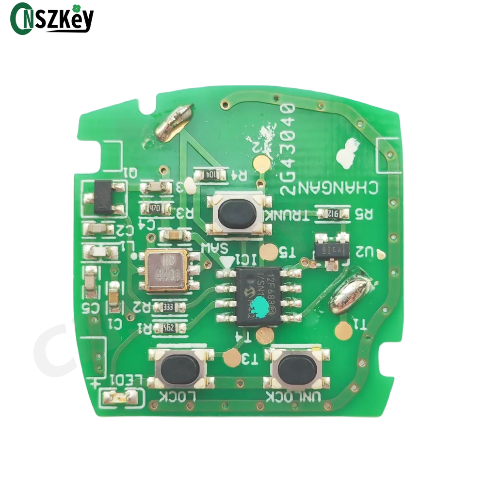 CNSZKEY Original Remote Key 434Mhz ASK 3 Buttons 47 HITAG3 7938X Chip For 2012-2014 ChangAn CS35