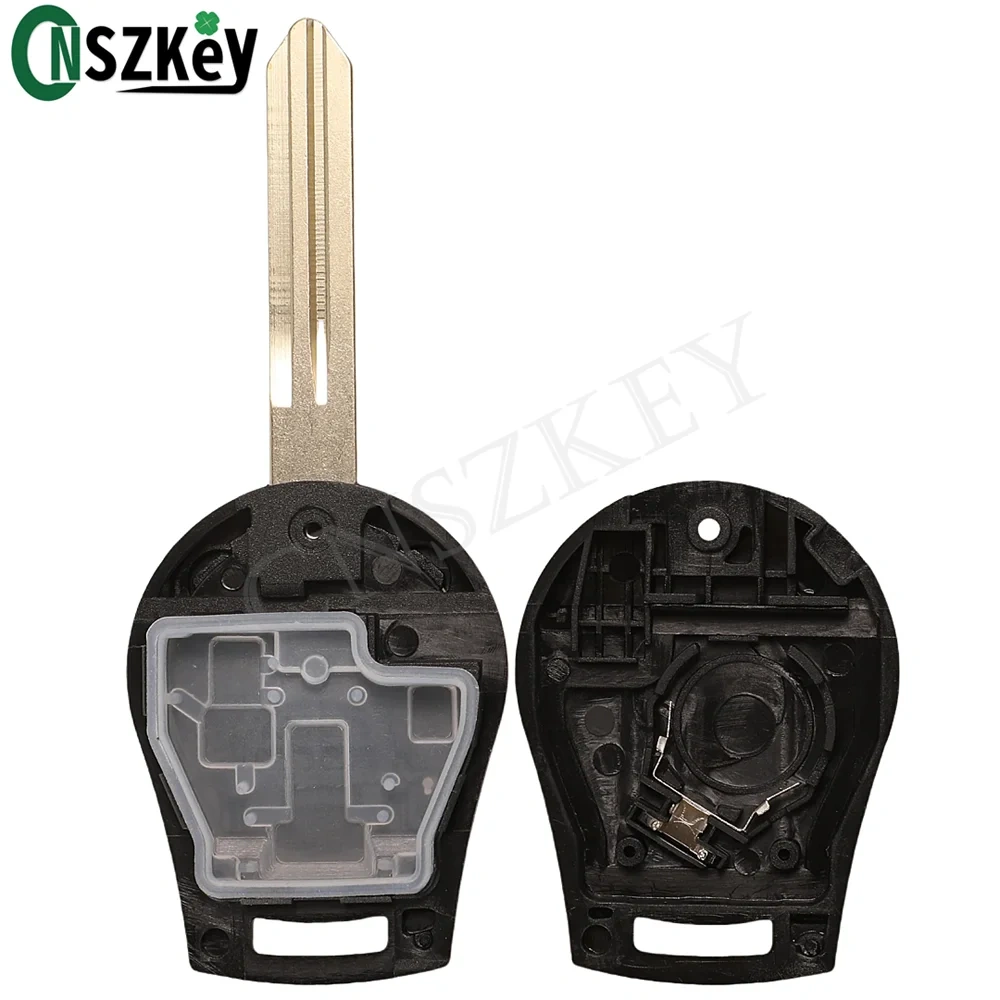 5Pcs/Lot CNSZKEYFCCID: CWTWB1U751 For Nissan Cube Juke Rogue NV Versa Note NV200 Remote control key shell 3/4 Button With LOGO