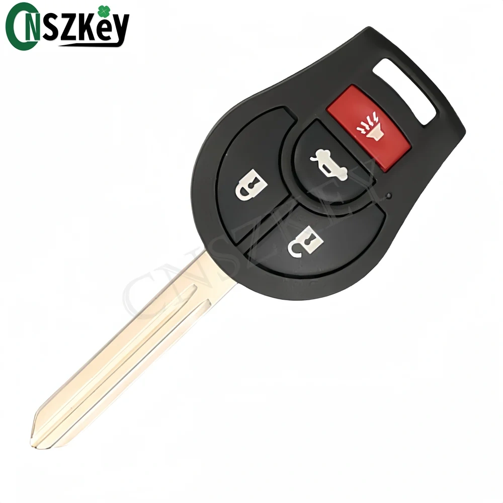 5Pcs/Lot CNSZKEYFCCID: CWTWB1U751 For Nissan Cube Juke Rogue NV Versa Note NV200 Remote control key shell 3/4 Button With LOGO