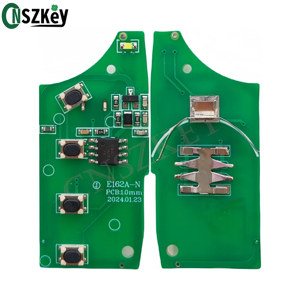 5Pcs/Lot CNSZKEY Nemesis Universal Remote Control 370Mhz ASK Car Alarm Rolling Code Whilte Light 3 Buttons HY22 Blade
