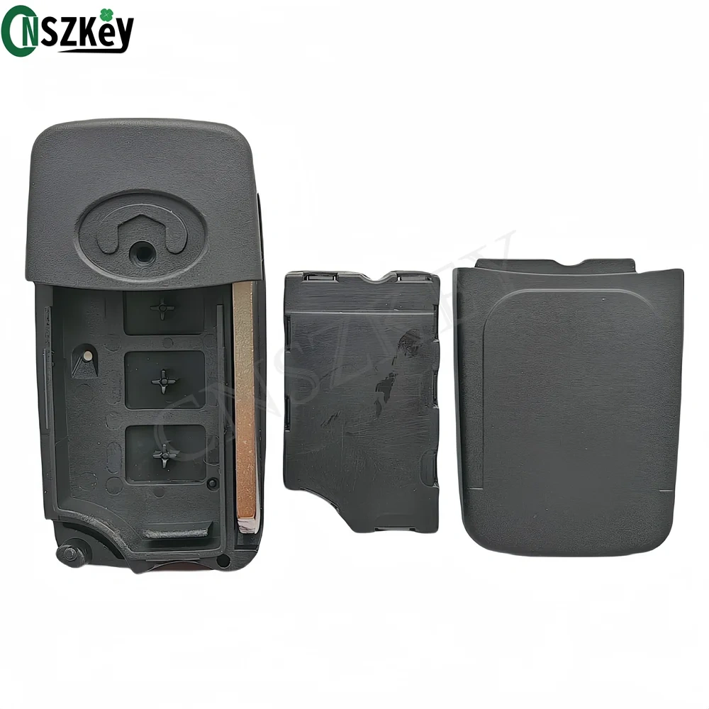CNSZKEY High Quality Folding Remote Control Key Shell For Great Wall C30 Old Harvard H6 3 Buttons With LOGO