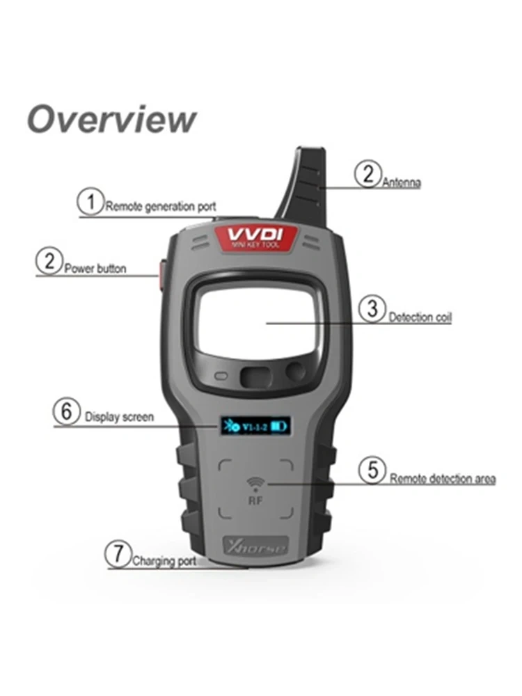 Xhorse VVDI Mini Key Tool Remote Key Programmer Support IOS and Android Global Version