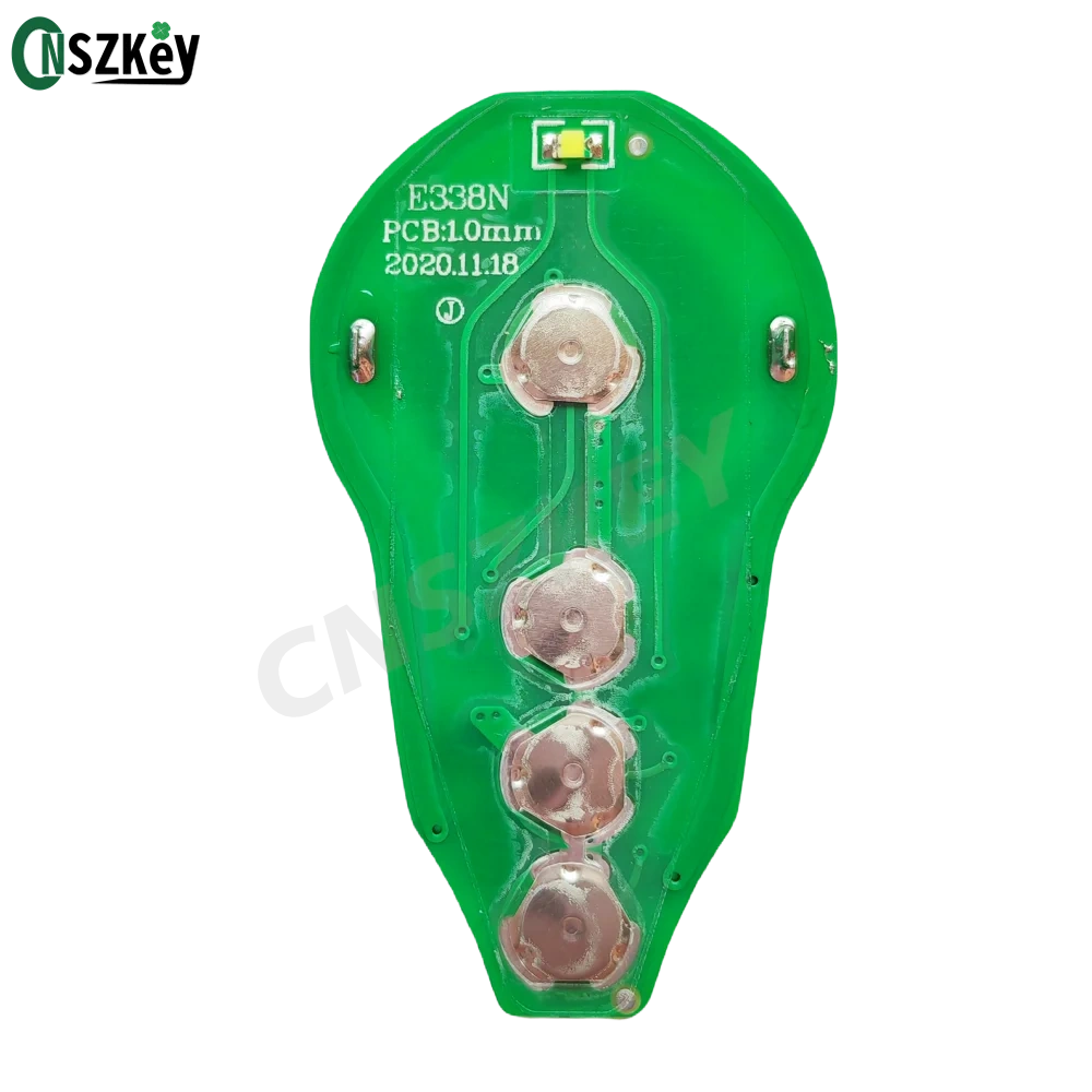 CNSZKEY 5Pcs/Lot Nemesis Universal Remote Control 370Mhz ASK Car Alarm Rolling Code Whilte Light 4 Buttons