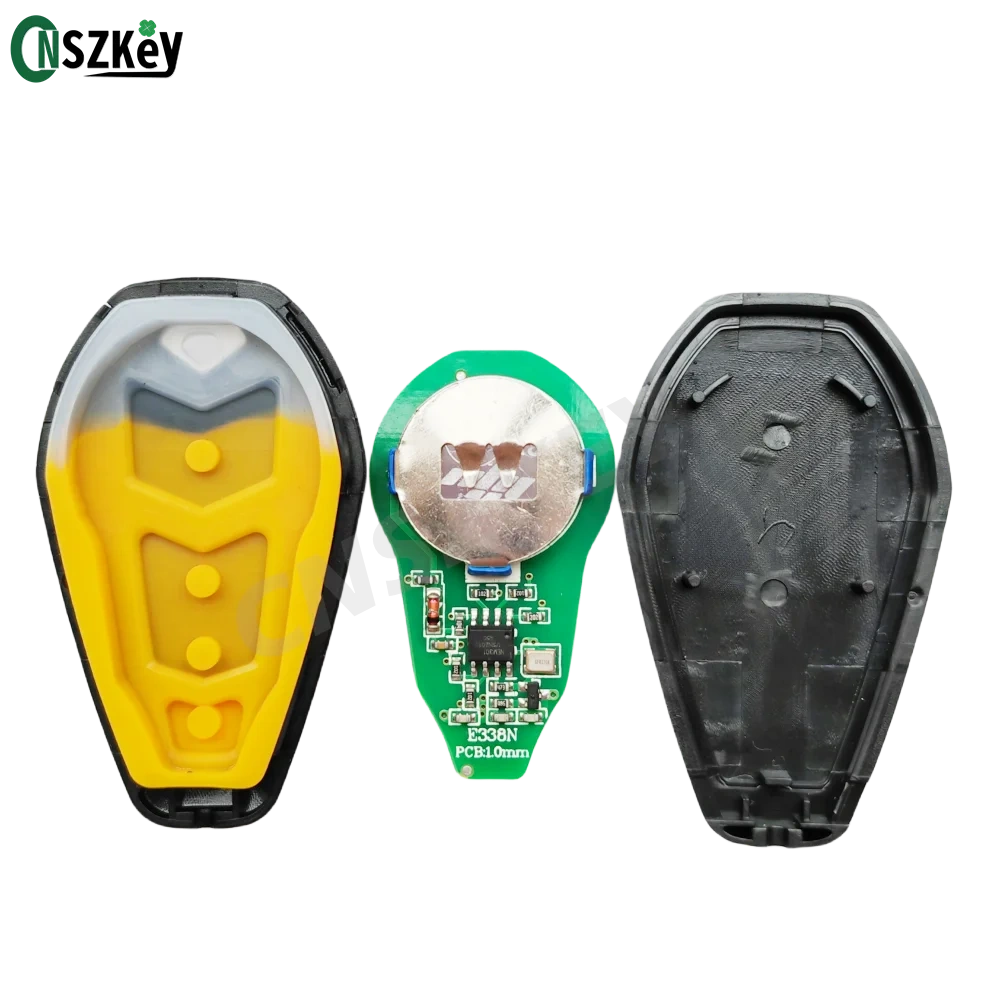 CNSZKEY 5Pcs/Lot Nemesis Universal Remote Control 370Mhz ASK Car Alarm Rolling Code Whilte Light 4 Buttons