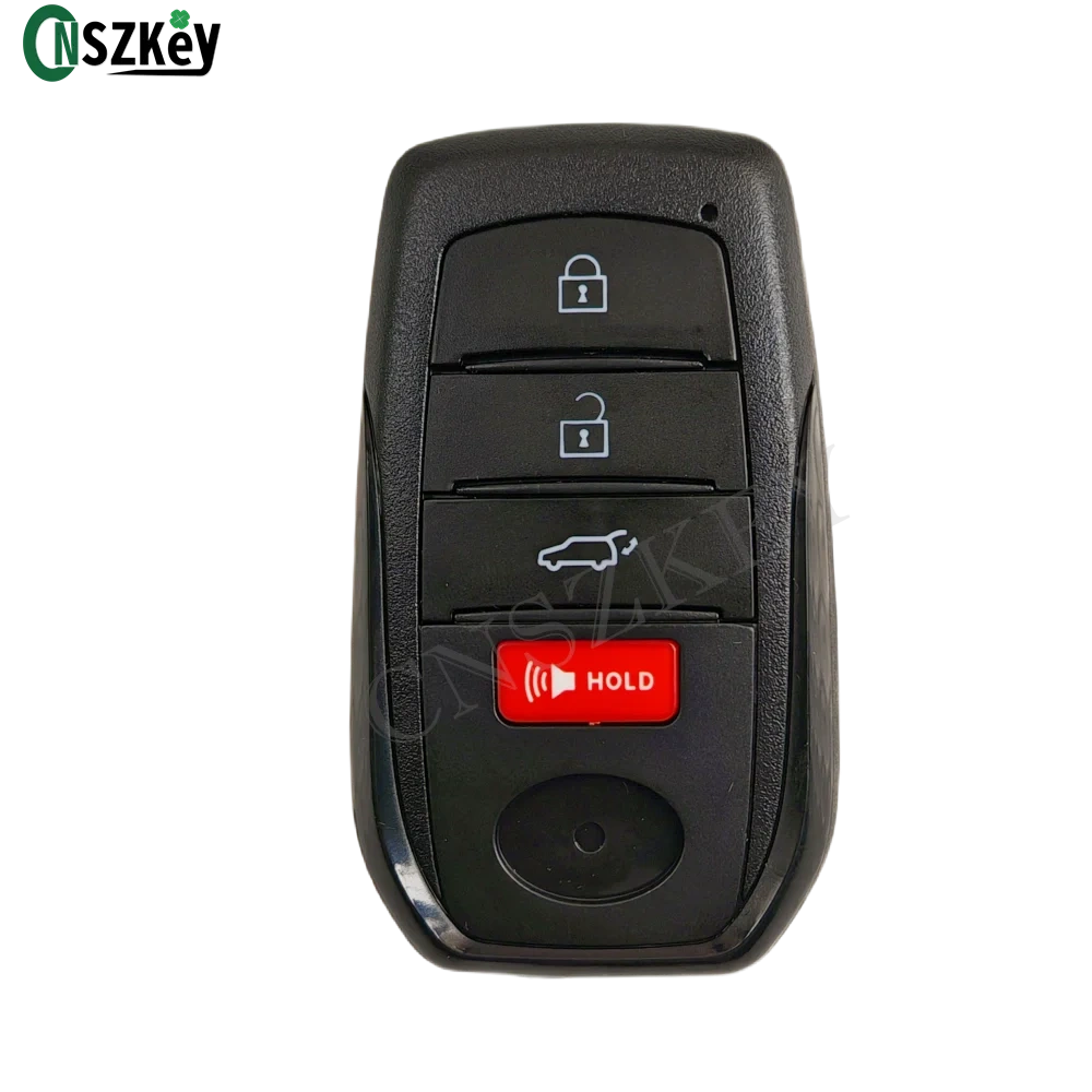 CNSZKEY Replacement Smart Remote Key Shell For Toyota Corolla Cross 2022-2024 3/4 Buttons With Logo